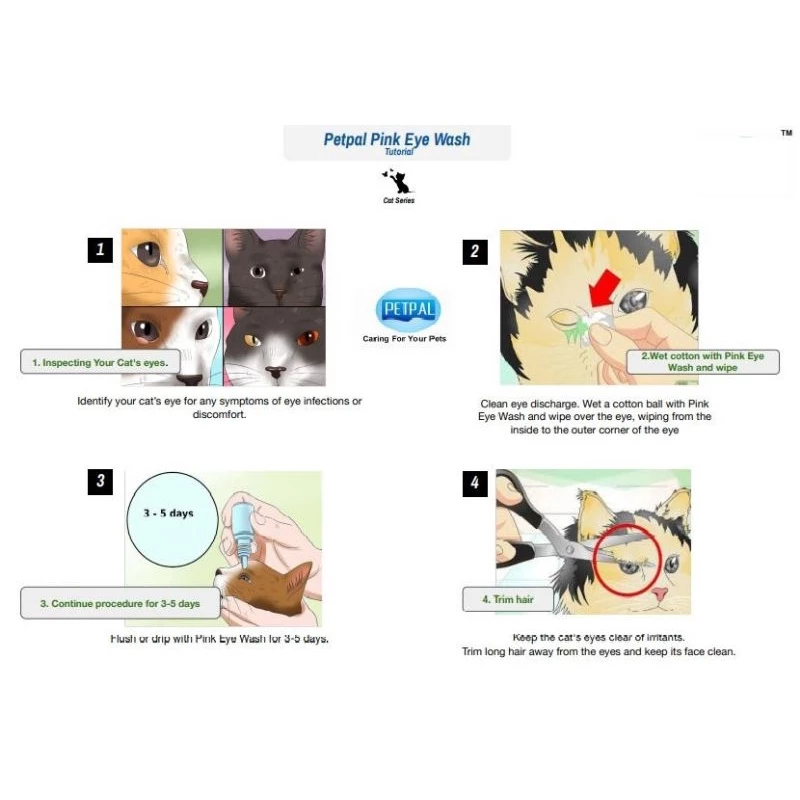 Petpal Pink Eye Wash / Relief Eye Irritation (Dog & Cat) 40ml - Image 2